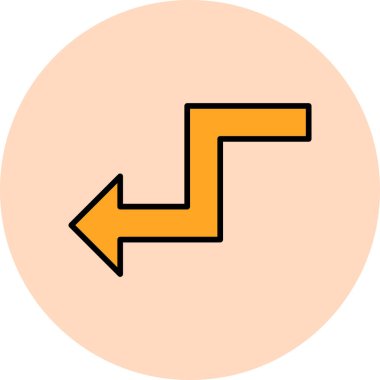 Projeniz için sol yön ok simgesi