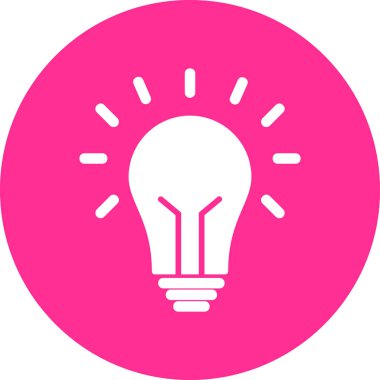 Fikir modern simgesi, vektör illüstrasyonu