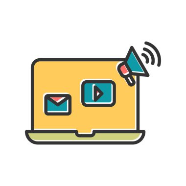 Social Media Marketing icon vector illustration