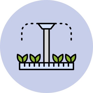 Sprinklers Plants icon modern vector illustration