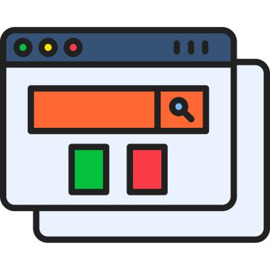 vector illustration of abstract web page 