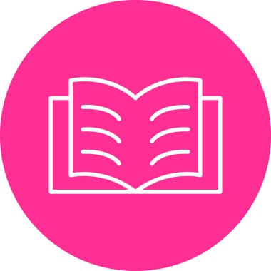 kitap simgesi vektör illüstrasyonu