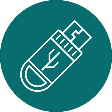 USB Flash sürücü simgesi.  