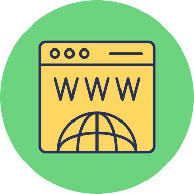 vector illustration of abstract website