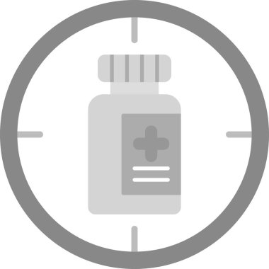 hedef simge vektör illüstrasyonu