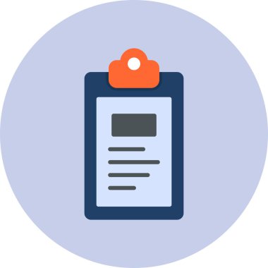 Belge simgesinin vektör illüstrasyonu