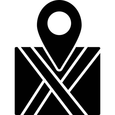 konum. Web simgesi basit illüstrasyon