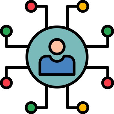 Ağ modern simgesi, vektör illüstrasyonu 