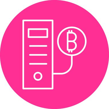 microprocessor icon, vector illustration simple design