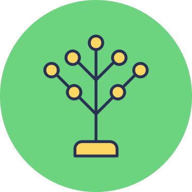 Filogenetik modern simge, vektör illüstrasyonu