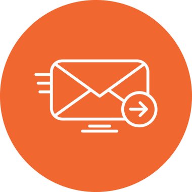 E-posta. Web simgesi basit illüstrasyon 