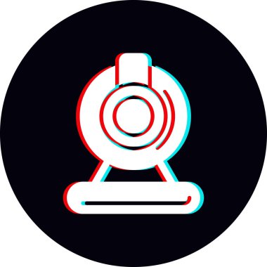 Web kamerası, basit Webcam simgesi tasarımı