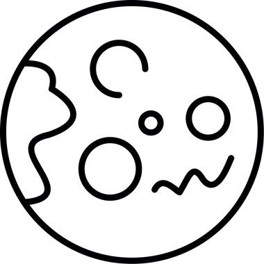 Astronomi. Web simgesi basit illüstrasyon