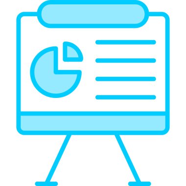 Rapor ver. Web simgesi basit illüstrasyon