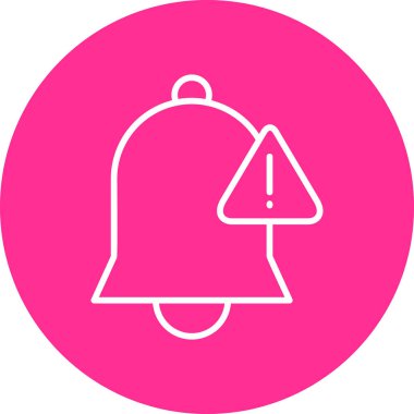 vector illustration of single notification icon