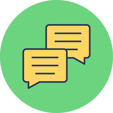 ileti ikonu vektör illüstrasyonu