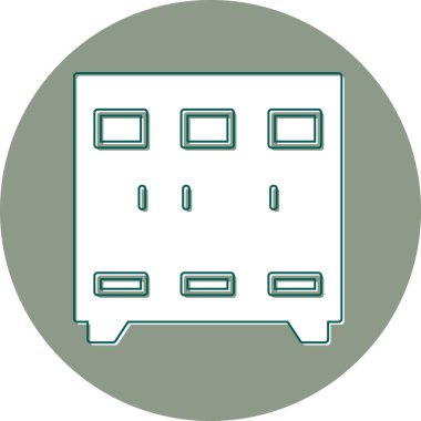 Modern b 'nin vektör illüstrasyonu eksik simgesi