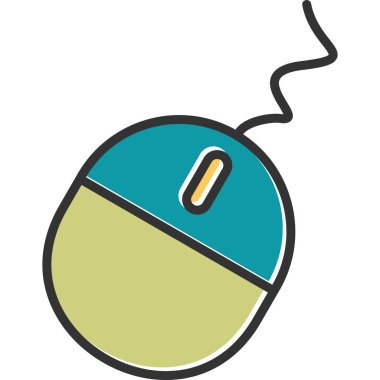 Fare. Web simgesi basit illüstrasyon