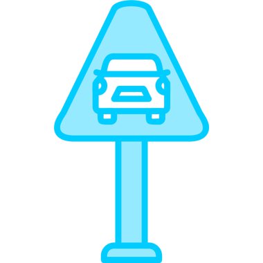 Park ediyor. Web simgesi basit tasarım