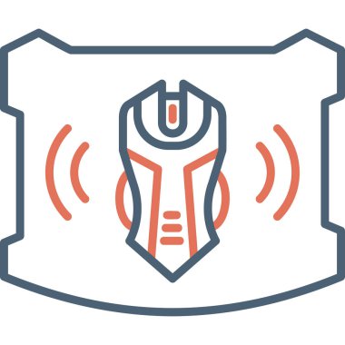 fare düz vektör simgesi