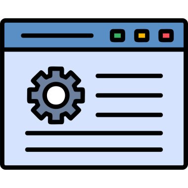 Webpage web icon, vector illustration