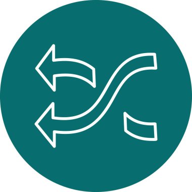 Web simgesini tazele, karıştır basit illüstrasyon