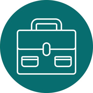 Çanta. Web simgesi basit illüstrasyon 