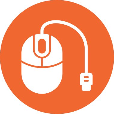 Bilgisayar fare web simgesi, vektör çizim