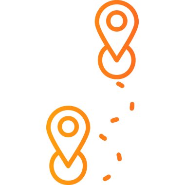 Yönlendirme web simgesi basit illüstrasyon