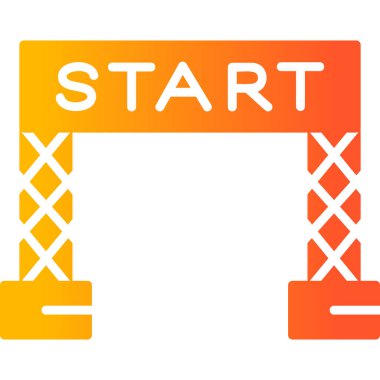 Başlangıç Çizgisi 'nin vektör illüstrasyonu