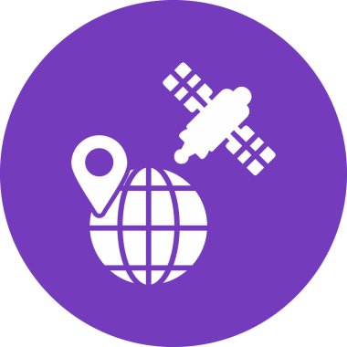 küresel teknoloji ve internet çizgisi vektör simgeleri.