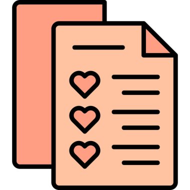 Aşk kalbi. Basit tasarım