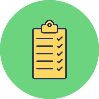 Belge simgesinin vektör illüstrasyonu