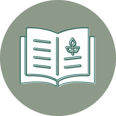 kitap simgesi vektör illüstrasyonu