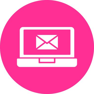 ileti ikonu vektör illüstrasyonu