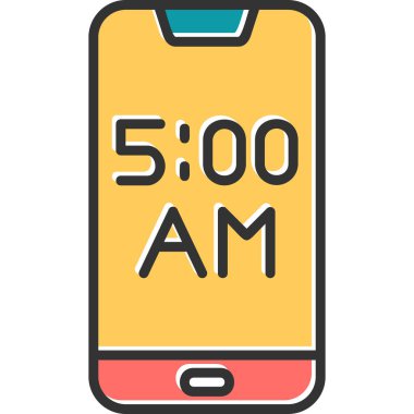 akıllı telefon simgesi vektör illüstrasyonu