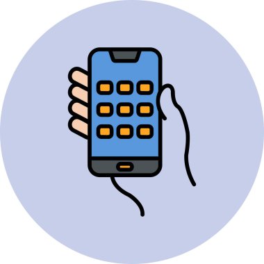 Ekran Ağı simgesini basit bir illüstrasyonla çevir