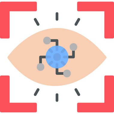 Cyber Eye icon modern vector illustration
