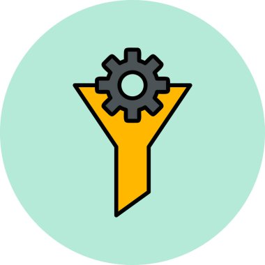 huni. Web simgesi basit illüstrasyon