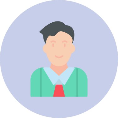 Manager, Businessman User logo, simple icon for web page 