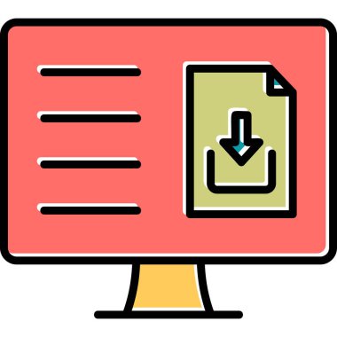 Simge vektör illüstrasyonu indir