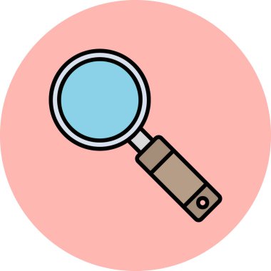 Ara. Web simgesi basit illüstrasyon 