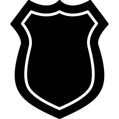 kalkan simgesi, vektör illüstrasyonu basit tasarım