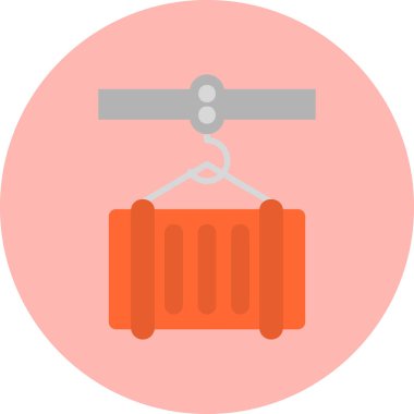 vinç simgesi vektör illüstrasyonu