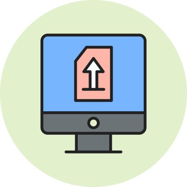 upload File simple illustration icon
