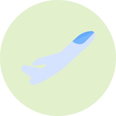 Uçak. Web simgesi basit illüstrasyon