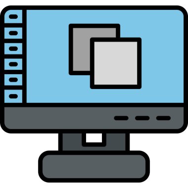 Kişisel ve ticari kullanım için katmanlar, illüstrasyon simgesi 