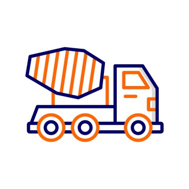 araç web simgesi basit illüstrasyon