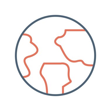 Gezegen simge vektör çizim