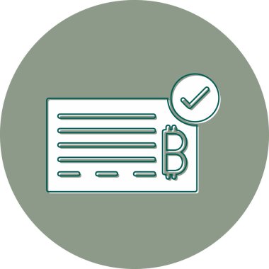 Banka Denetim Web simgesi basit illüstrasyon